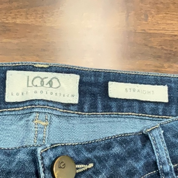LOGO Straight Jean w/Rolled Cuff EUC - Picture 7 of 9